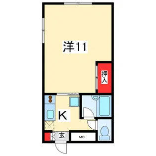 タウンハウス金衛町B【1階】の間取り