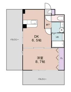アートシャルマン東仙台【5階】の間取り