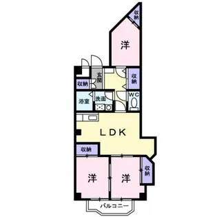 パステルビラ光陽【2階】の間取り