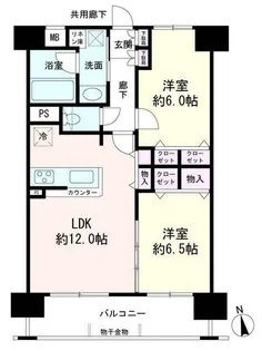 アイディーコート八王子【9階】の間取り