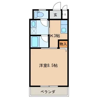 グローバル5【4階】の間取り