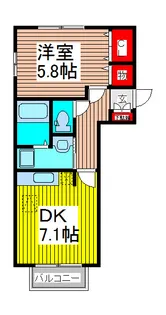ウィステリア【2階】の間取り