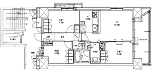 ジュエルコート熊谷II【10階】の間取り
