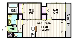 東京都板橋区成増4【マンション】の間取り