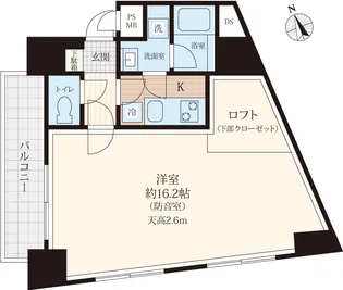 ラシクラスEX東京ベイ【4階】の間取り