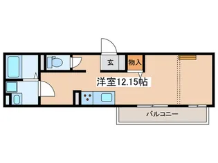イリゼ【1階】の間取り