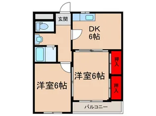 コ-ポ梅よし【3階】の間取り