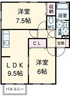 ライトハウス【1階】の間取り