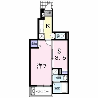 カーサ グレイス 祇園【1階】の間取り