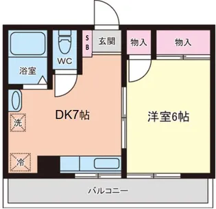 サンハイツ高橋【2階】の間取り