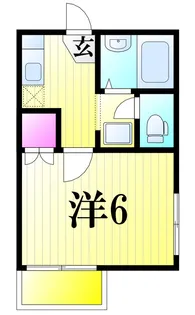 1Kの間取り画像