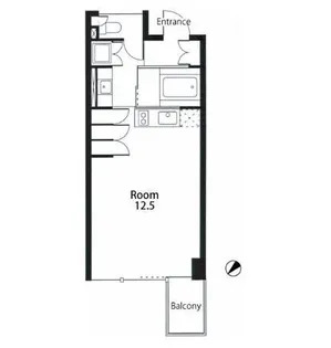 INTEFOSSA(インテフォッサ)【3階】の間取り