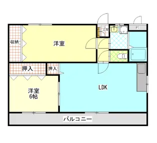 コーポハピネス【3階】の間取り