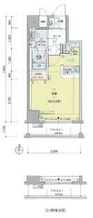 ヴェルト南千住【3階】の間取り