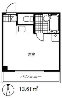 カサベラ花隈【7階】の間取り