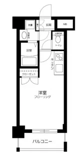 ミルーム中落合【3階】の間取り
