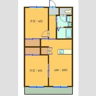 ヴィラマルヨシ【1階】の間取り