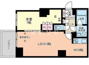 ヴィアーレ四谷【2階】の間取り