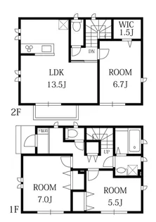 神奈川県川崎市川崎区中瀬2【一戸建】の間取り