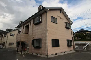 ハーモニーハイツC【1階】の外観