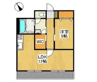 エストレーラ倉敷【5階】の間取り