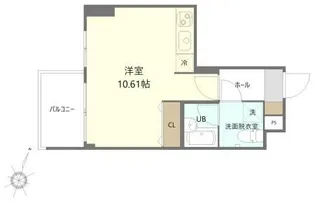 HOPE CITY 秋葉原【11階】の間取り