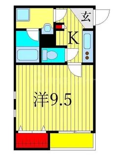 オプサス東尾久【3階】の間取り