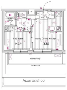 ガーラ・ヴィスタ調布【4階】の間取り