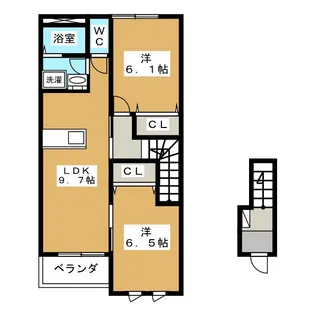 Sain GrandirIII【2階】の間取り