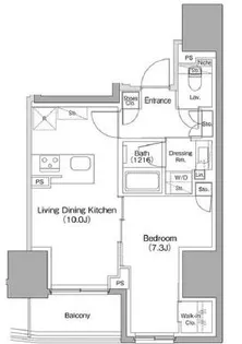 東京都文京区本郷4【マンション】の間取り