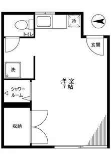 コーポ竹内【2階】の間取り