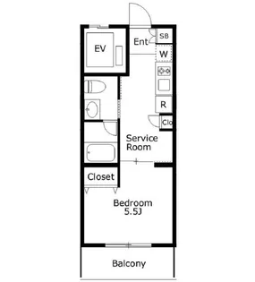 ネオクレア【4階】の間取り