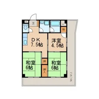 メゾン秩父龍2【3階】の間取り