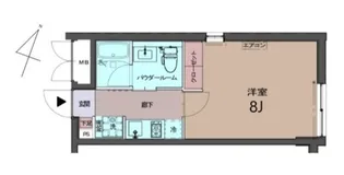 CREAL渋谷笹塚【2階】の間取り