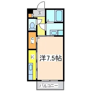able M【1階】の間取り