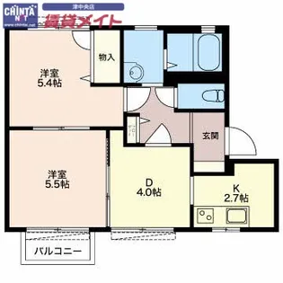 フォレスト21 C【1階】の間取り