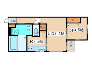 サードインパクト【4階】の間取り