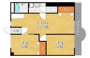 レジデンス松栄I【7階】の間取り