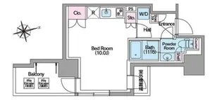 コンフォリア東新宿ステーションフロント【3階】の間取り