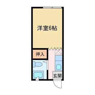 パナハイツカワサキ【1階】の間取り