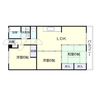 ベネフィス西陵【5階】の間取り