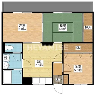 シェソワ高藤【2階】の間取り