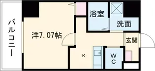 エヌエムキャトフヴァンヌフ【1階】の間取り