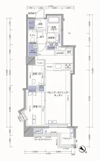 ラティエラ横濱大通り公園【9階】の間取り