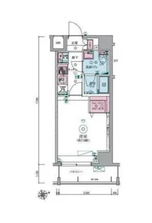 リヴシティ大森西【7階】の間取り