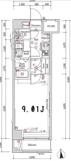 XEBEC高井戸PlusR-ジーベック高井戸プラスアール-【3階】の間取り