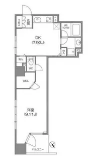 ルクレ新川レジデンス【11階】の間取り