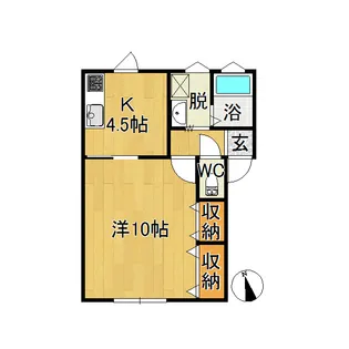 レジデンス南柳町【1階】の間取り