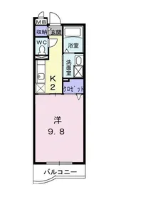 セレノ(sereno)【3階】の間取り