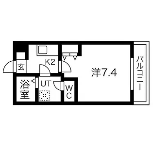 クレフラスト野並B棟【2階】の間取り